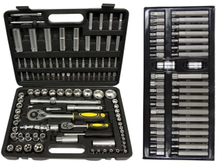 Zestaw Klucze Nasadowe 108el + Bity Torx Hex SPLINE 40el YATO