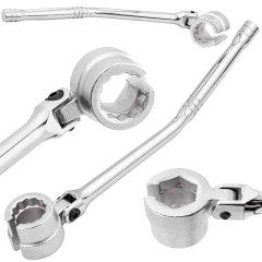 Klucz do sondy lambda dwustronny łamany 22 mm FORSAGE