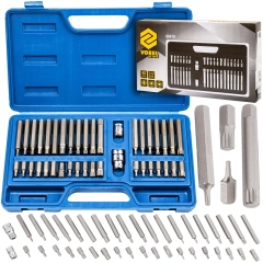 Zestaw bitów kluczy bity torx imbus hex spline walizka 40 el VOREL YATO