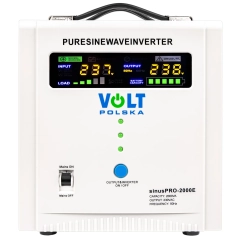 Przetwornica UPS Awaryjne Zasilanie Pieca CO SINUSPRO-2000E (12V/230V/2000W) VOLT POLSKA