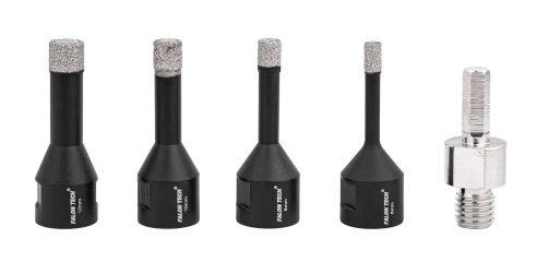 Zestaw otwornic diamentowych 6 - 12 mm - zestaw 4 el FALON-TECH