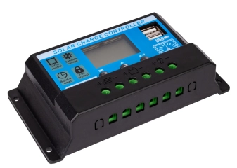 Regulator napięcia paneli ładowania solarnych PWM 12V/24V 30A LCD VOLT POLSKA