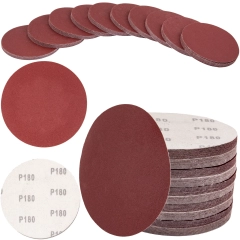 Papier ścierny na rzep krążek dysk 125mm P180 100szt SILVER