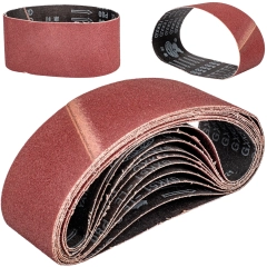 Taśma pas bezkońcowy 75x457mm 10szt P80 FALON-TECH