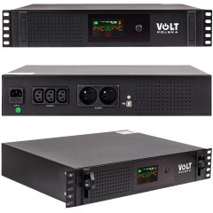 Zasilacz Awaryjny UPS RackUPS 19" (2000VA/1200W/18Ah) LCD VOLT POLSKA