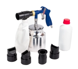 Pistolet do piaskowania ze zbiornikiem 1 L SILVER