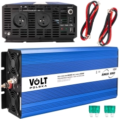 Przetwornica SINUS-4000/8000W (12V/230V) LCD ECO VOLT POLSKA