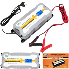 Prostownik ładowarka do akumulatora automatyczny 12-24V LCD 20A VOLT POLSKA