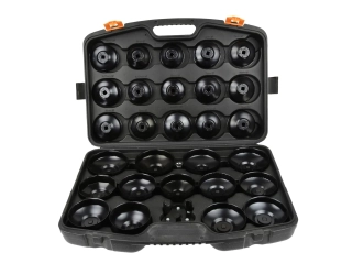 Klucze do filtrów oleju nasadowe 30 sztuk GEKO