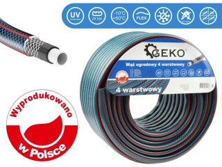 Wąż ogrodowy do wody 4-warstwowy 1/2" 30m GEKO