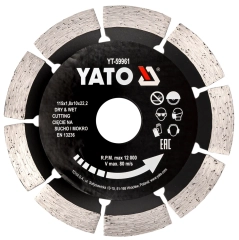 Tarcza diamentowa do betonu 115x1,8x10x22,2 YATO