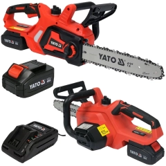 Piła akumulatorowa pilarka łańcuchowa ładowarka 12" 18v 4Ah YT-828137 YATO