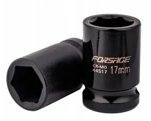 Nasadka udarowa pneumatyczna 1/2 17mm 6-kątna FORSAGE