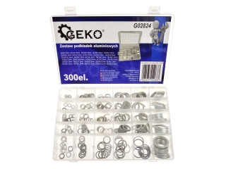 Zestaw podkładek aluminiowych 300el podkładki aluminiowe GEKO