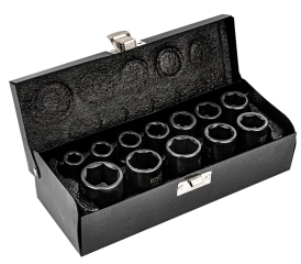 Nasadki udarowe klucze nasadowe krótkie 1/2" 10-24 mm zestaw 12el ROCKFORCE