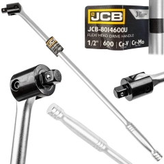 Pokrętło przegubowe obrotowe rękojeść z przegubem klucz do kół 1/2" 600mm JCB