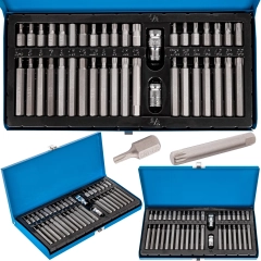 Zestaw bitów bity torx hex spline 40 sztuk walizka GEKO