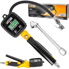 Pistolet do pompowania kół cyfrowy manometr LCD pompka samochodowa 0-14 bar JCB