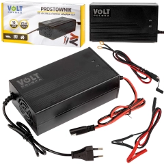 Prostownik ładowarka do ładowania akumulatora litowego LiFePo4 10A 24V VOLT POLSKA